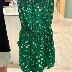 Green Floral Dress